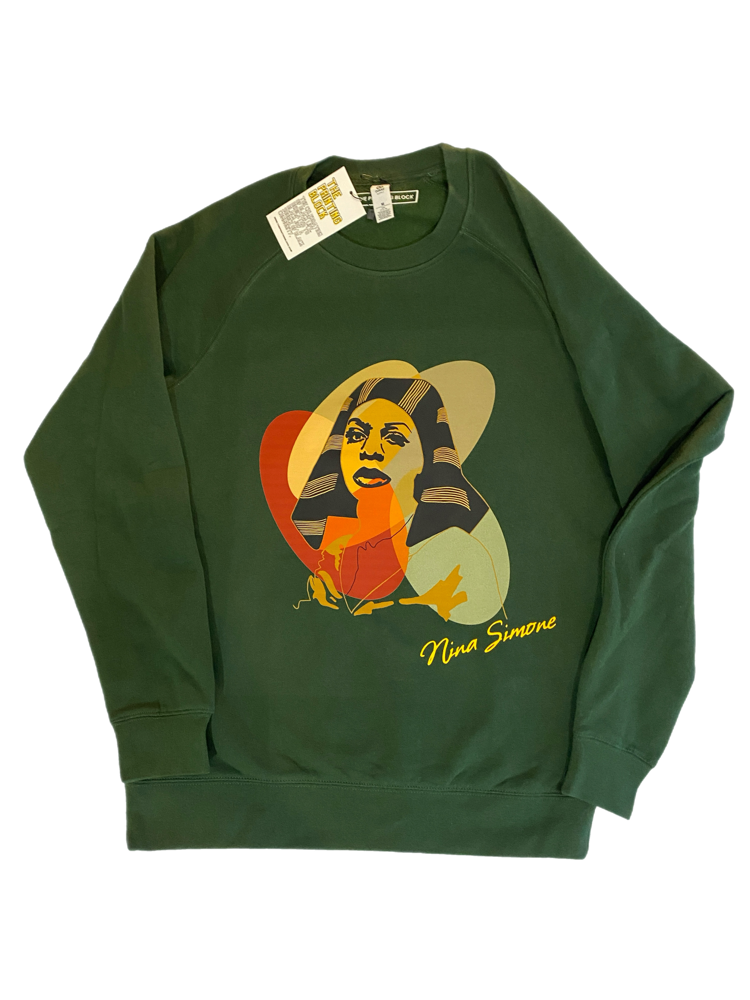 NINA SIMONE CREWNECK SWEATSHIRT — the printing block